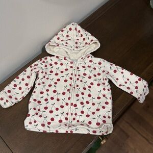 Zara Baby Cherry Zip Up